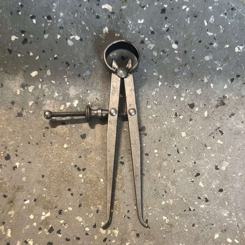 Vtg calipers measuring Metal Drafting Dividers Tools